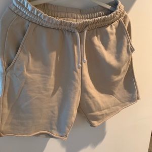 Tan sweat short